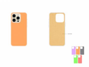 IPHONE 15 PRO  SEMI-MATTE  SILICONE GEL SEMI HARD COVER CASE 5PEZZI(COLOREMISTO)